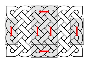 adding breaks to Celtic knot