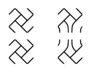 Celtic Knot Font pieces